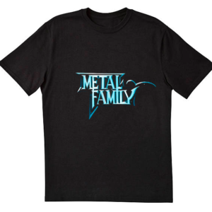 Camisa Metal Family Color Negro