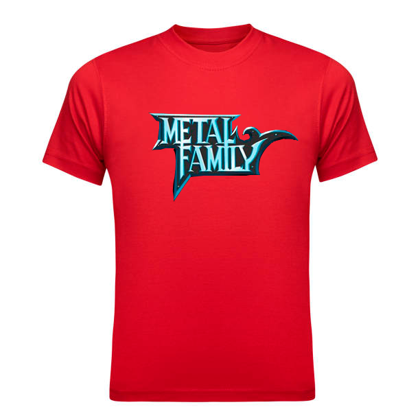 Camisa Metal Family color Rojo