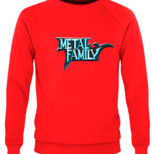 Hoodie Metal Family Color Rojo