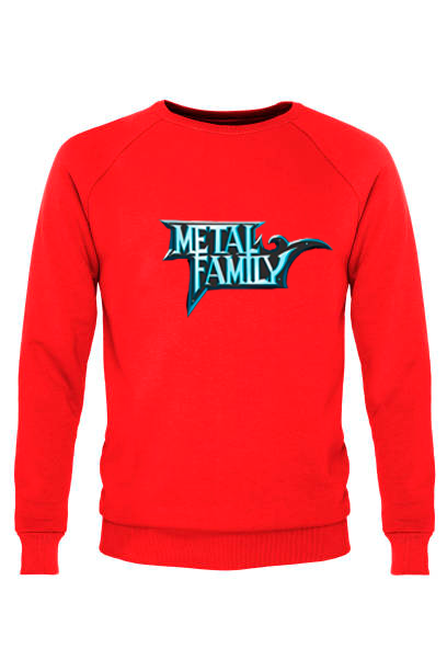 Hoodie Metal Family Color Rojo