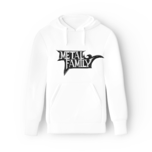 Sudadera Metal Family Blanca